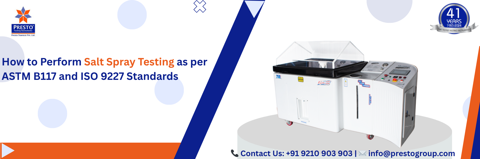 How to Perform Salt Spray Testing as per ASTM B117 and ISO 9227 Standards